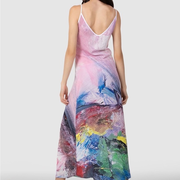Brand New- WEARABLE ART  Silk-Like Slip Dress Miracle - Made in London - Picture 5 of 15